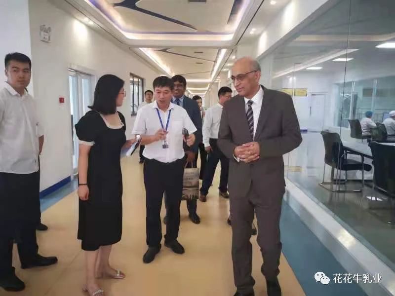 巴基斯坦驻华大使莫因·哈克 莅临森林舞会官网乳业集团参观接见