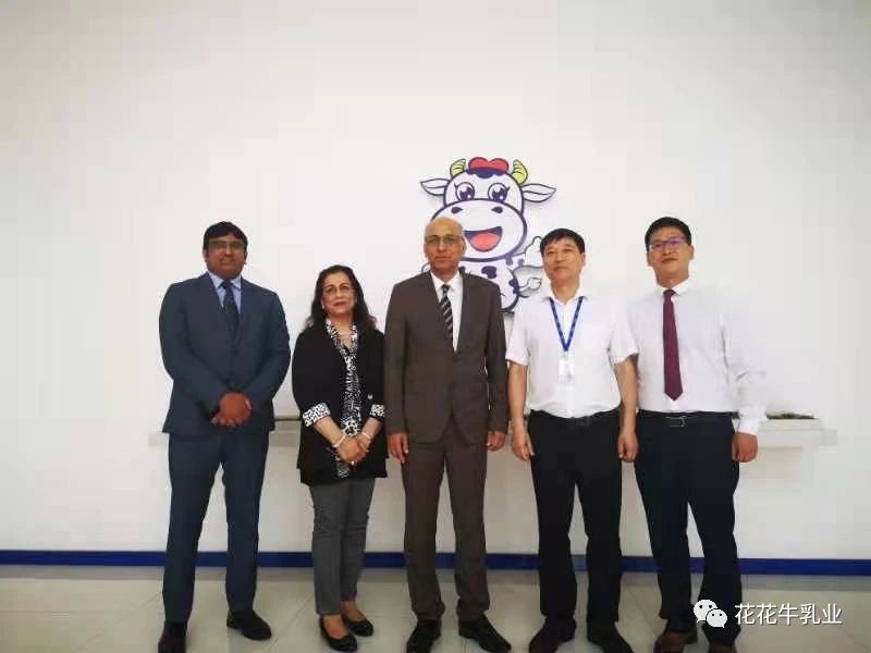巴基斯坦驻华大使莫因·哈克 莅临森林舞会官网乳业集团参观接见