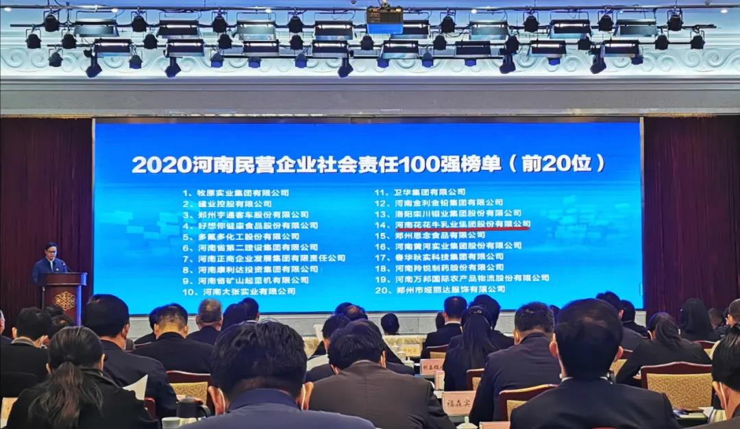 快讯 | 2020河南民营企业100强颁布 森林舞会官网荣获“河南民营企业现代农业100强”、、、“河南民营企业社会责任100强”双荣誉