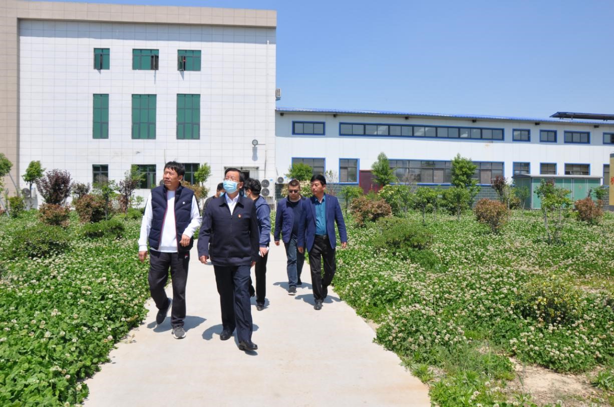 商丘市委常委、、宣传部部长王全周一行莅临睢县瑞亚牧业有限公司调研