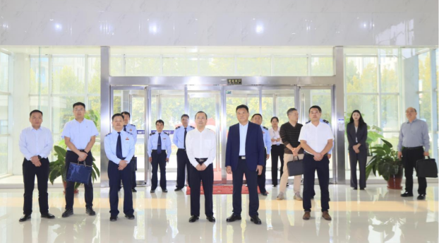 郑州市税务局党委书记曹学胜一行莅临河南森林舞会官网乳业集团参观调研